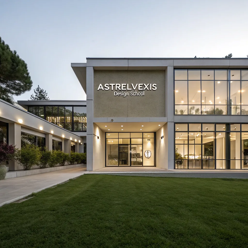Facade of ASTRELVEXIS Design School